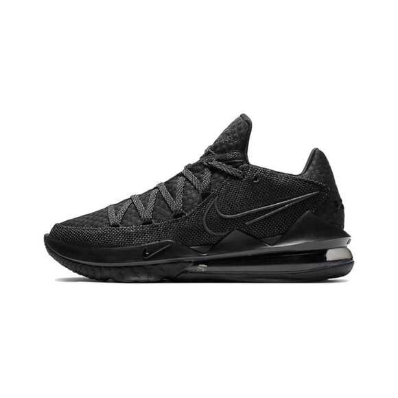Nike LeBron 17 Low “Triple Black” Men’s Basketball Shoes – Size US 8 / EUR 41 - Picture 1 of 9